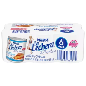 Leche condensada La Lechera 50 sobres monodosis de 30 gr.