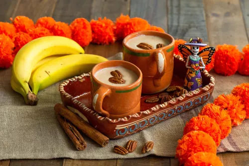 Banana and Pecan Atole
