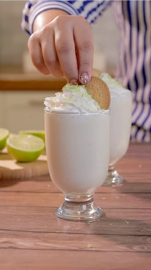 Batido de pie de limón