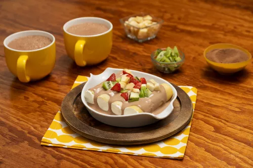 Canelones de chocolate