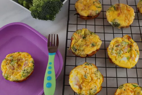 Ham & Cheese Egg Muffins