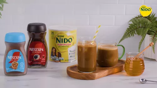 Honey Latte with Powdered Milk