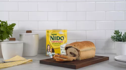 Pan con NIDO y Espirales de Chocolate con Leche