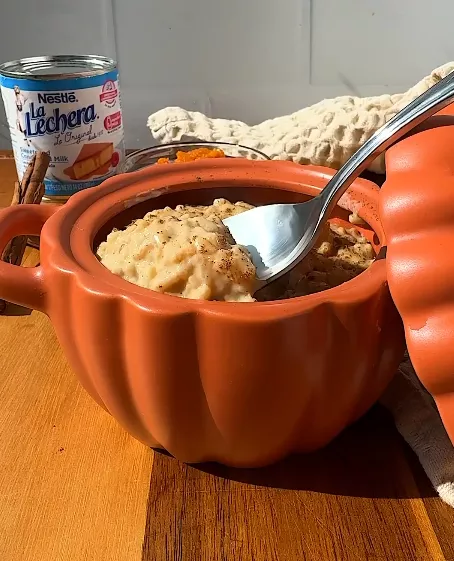 Arroz con leche de calabaza