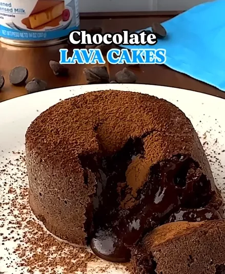 Pastel de Lava de Chocolate