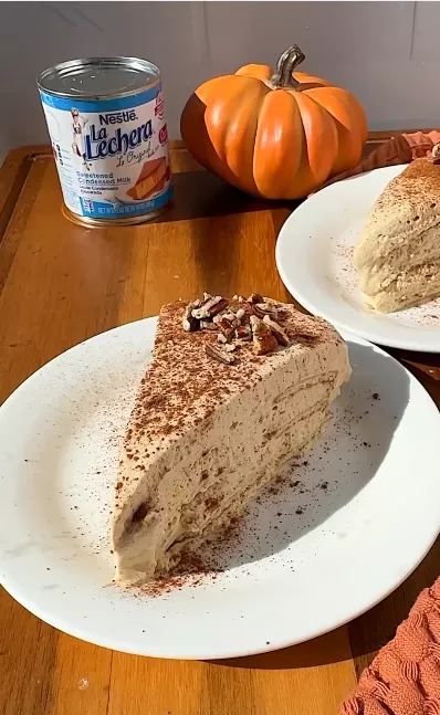 Carlota de especias de calabaza