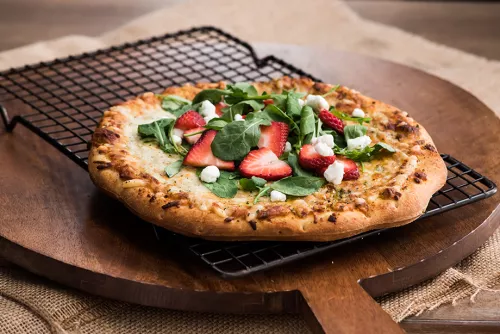 Strawberry Arugula Pizza