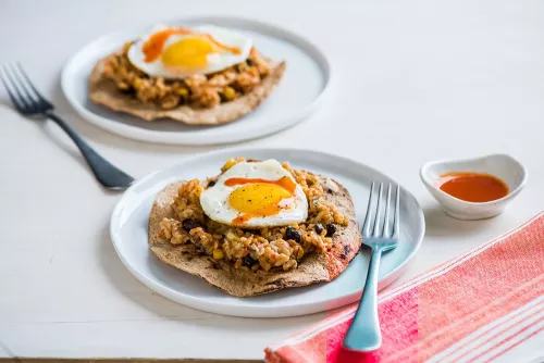 Sunny-Side-Up Tostada
