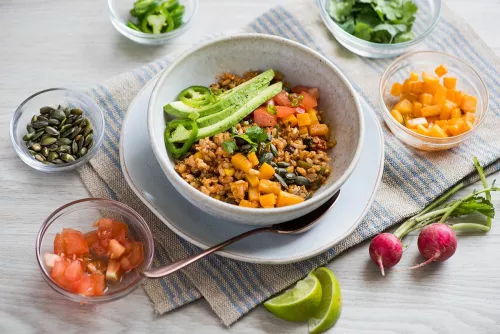 Spicy Mexican Rice Bowl