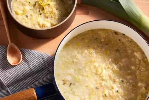 Greek Lemon, Chicken and Quinoa Soup