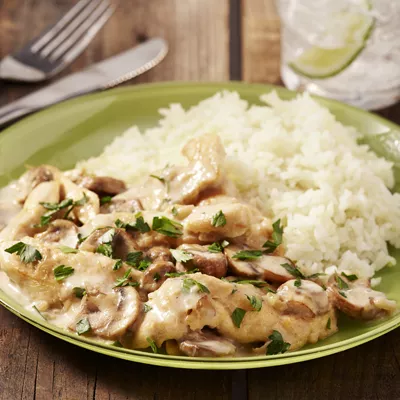Chicken with Creamy Mushroom Sauce