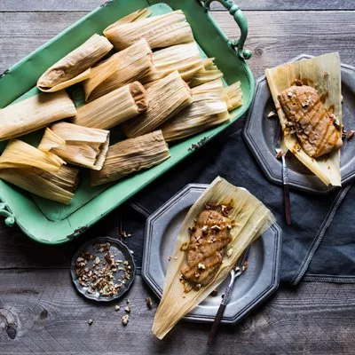Tamales de Dulce de Leche y Banano