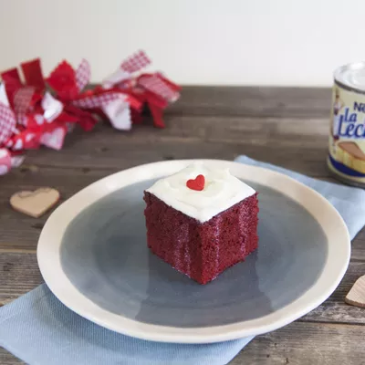 Easy Red Velvet Poke Cake with Cream Cheese Frosting