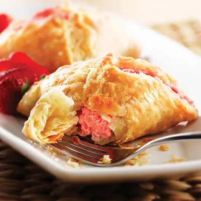 Strawberry and Cream Empanadas