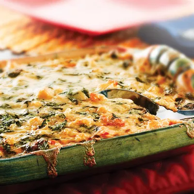 Cauliflower & Spinach Flan