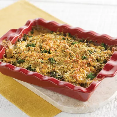 Cazuela Picante de Brócoli y Champiñones