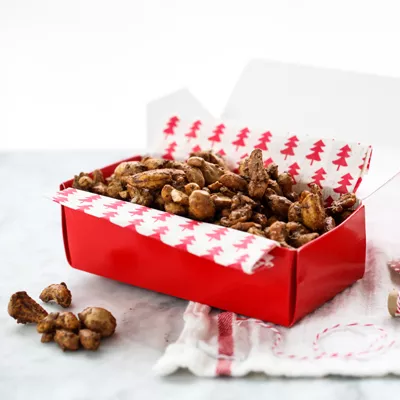 Mocha Peanut and Cashew Brittle