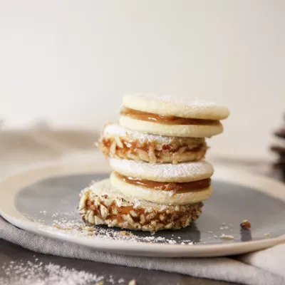 South American Sandwich Cookies (Alfajores)