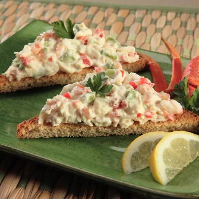 Creamy Crab Canapés