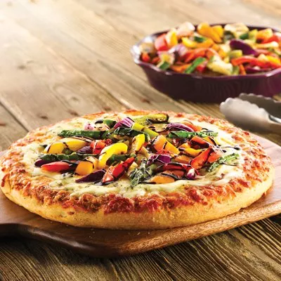 Pizza de Vegetales a la Parrilla