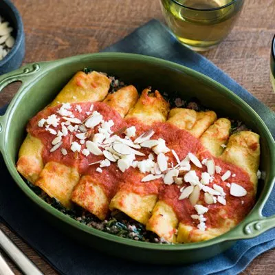 Entomatadas with Cuban Style Filling