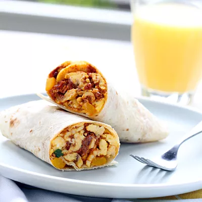 Chorizo Breakfast Burritos