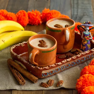 Banana and Pecan Atole