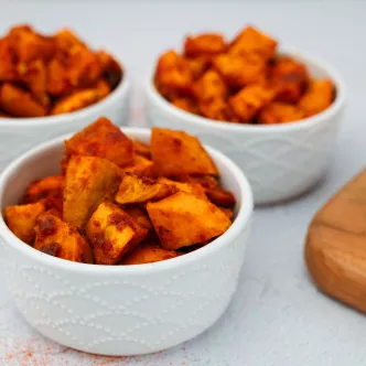 Curry Roasted Sweet Potatoes