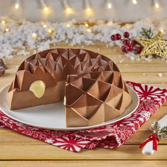 Gelatina rellena con 3 bombones