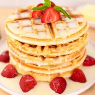 Waffles dulces