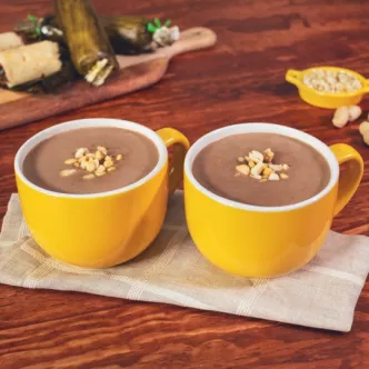 ATOLE de CHOCOLATE ABUELITA con CACAHUATE