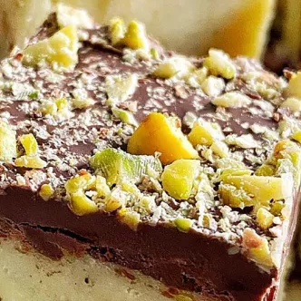 Pistachio and Chocolate Burfi