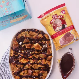 Abuelita Panettone Bread Pudding