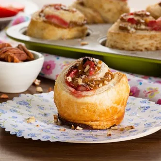 Roles rústicos de dulce de leche