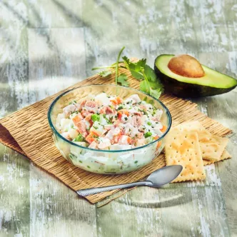 Ensalada rusa con atún