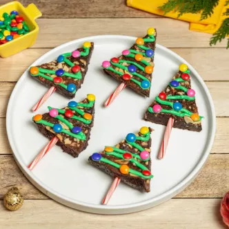 Brownies Navideños