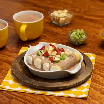 Canelones de chocolate