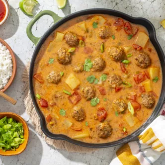 Coconut Meatball Curry
