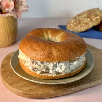 Bagel de Salmón Ahumado