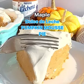 Dulce de Leche Pumpkin Mousse Pie