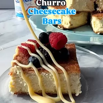 Cheesecake Churro Bars