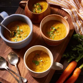 Red Lentil Carrot Soup