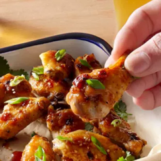 Baked Honey Sesame Chicken Wings