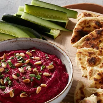 Citrusy Beet and Tahini Dip