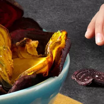 Baked Beet Chips