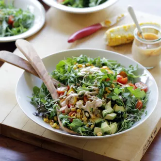 Chipotle Salad with Corn