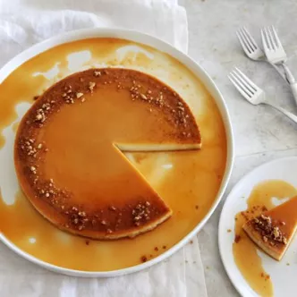 Flan con Jengibre y Especias