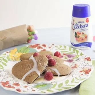 Red Velvet Heart Pancakes