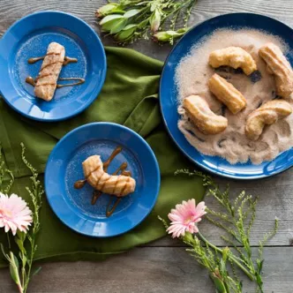 Mini Churros with Dulce de Leche