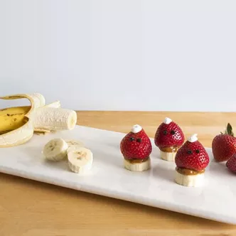Strawberry Santa Hats